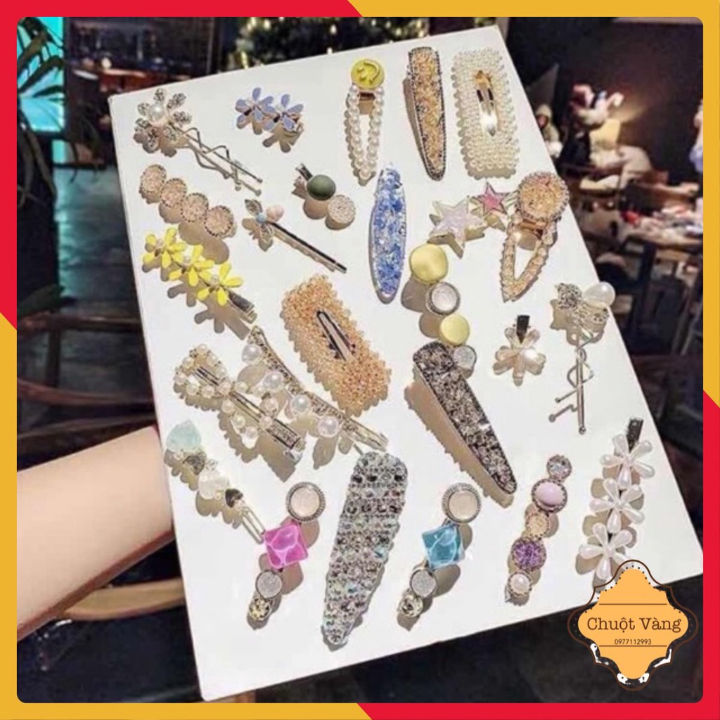 Set 25 kẹp tóc siêu xinh