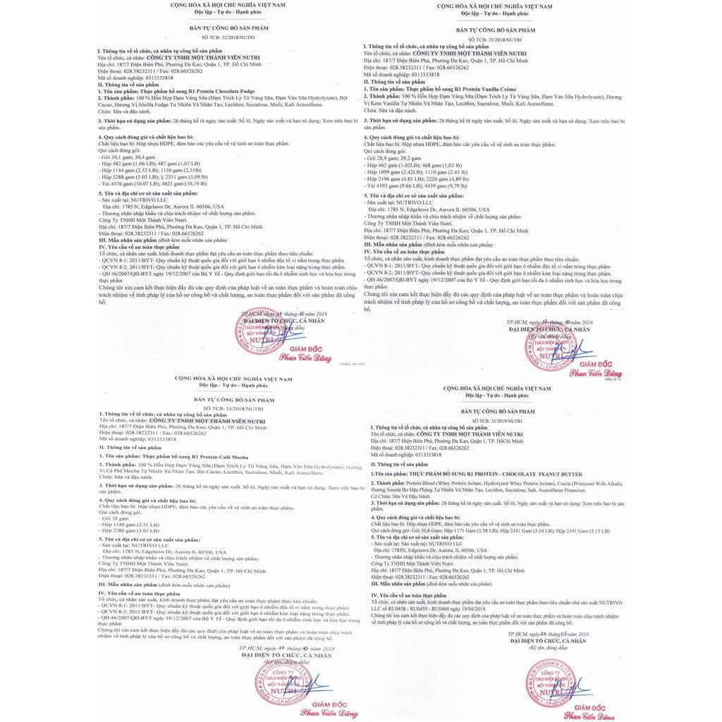 Sữa Dinh Dưỡng Tăng Cơ Rule 1 Protein 2.3kg