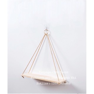 Kệ gỗ treo tường