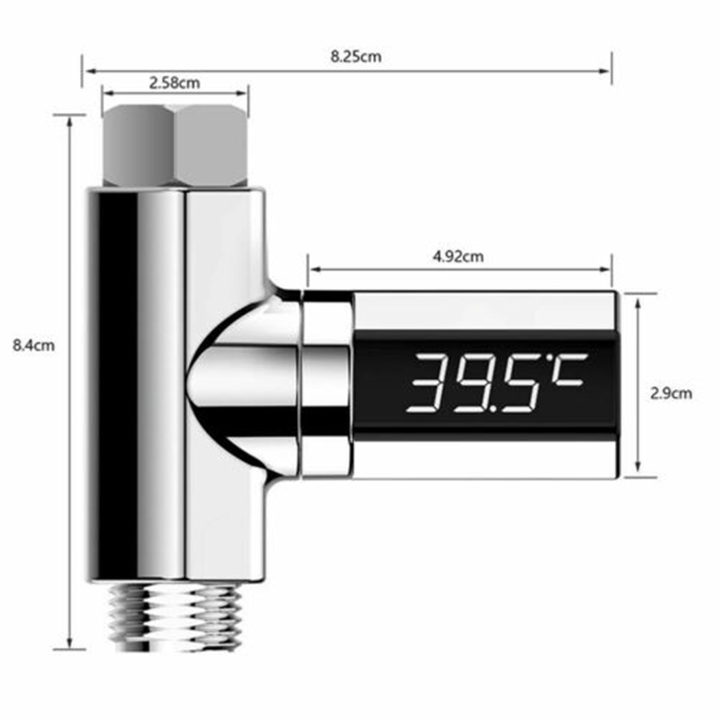 Máy Đo Nhiệt Độ Nước Tắm Màn Hình Led Kỹ Thuật Số