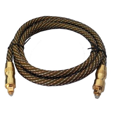 Cáp quang âm thanh mạ vang 24k Toslink Optical 1m - dayquang1m
