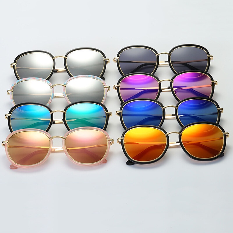 Kính Mát Gọng Kim Loại Phong Cách Hàn Quốc Thời Trang