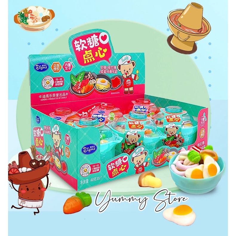 Set Kẹo Dẻo Lẩu Mini Funny Castle Fudge Treats