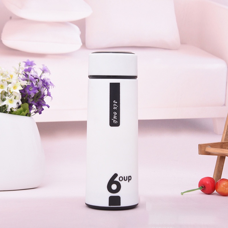 Bình giữ nhiệt 6oup lõi thủy tinh, 2 lớp tiện lợi 450ml bảo hành 6 tháng lỗi 1 đổi 1 trong 7 ngày đầu