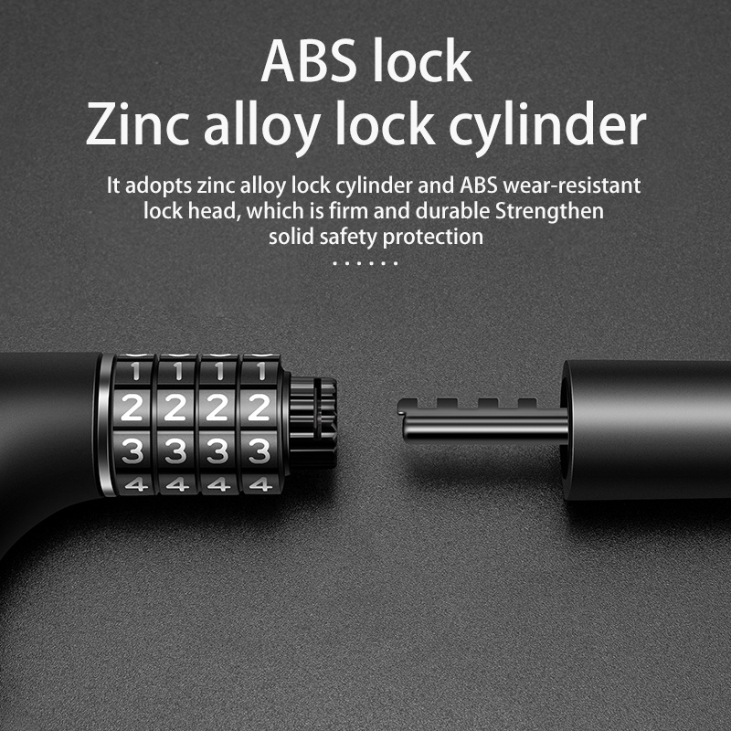 Rockbros Dây Khóa Xe Đạp Có Mật Khẩu An Toàn Tiện Dụng