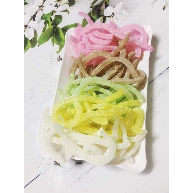 500Gr mứt dừa non bến tre dẻo thơm mix vị