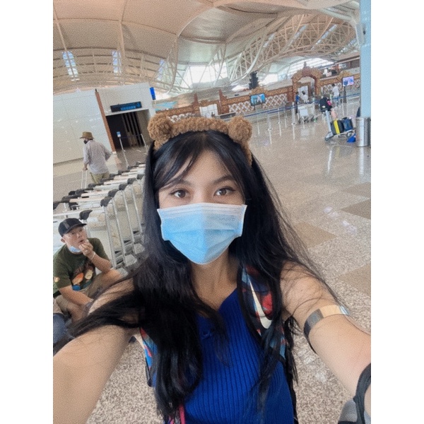 Cài tóc tai gấu cute xinh - Băng đô tóc con gấu nâu