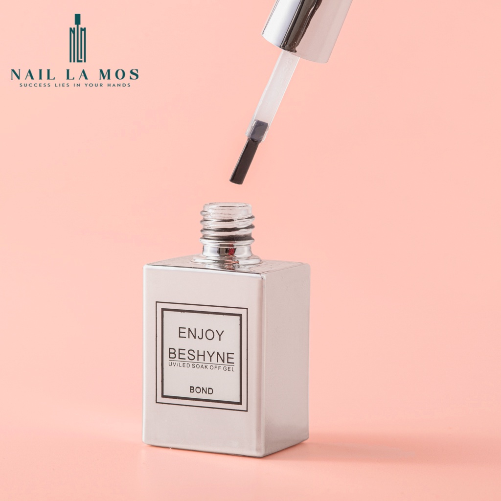 Sơn base top Enjoy Beshyne chính hãng rất bóng và bền - bộ sơn gel liên kết chất lượng cao