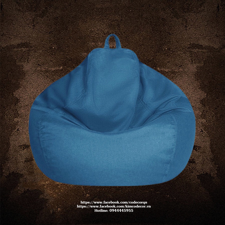 Ghế bố lười hạt xốp 100x120cm(đã kèm xốp)