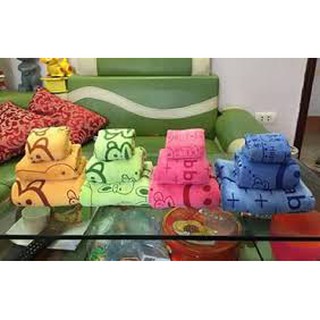 Combo 5 set bộ ba khăn tắm - thái