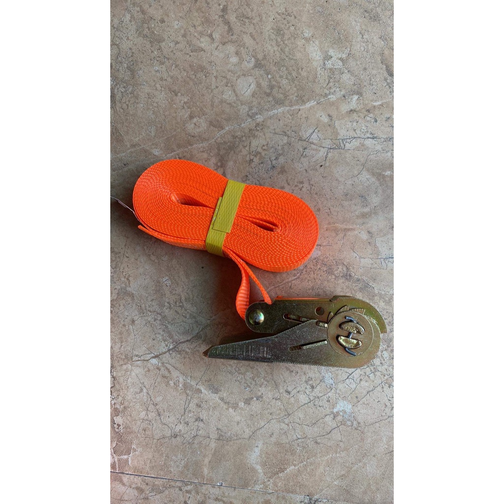 Dây cảo chằng hàng tăng đơ bản 2,5cm tăng chỉnh, cố định hàng hóa (chiều dài 3,4,5,6,8m tải trọng 800kg)