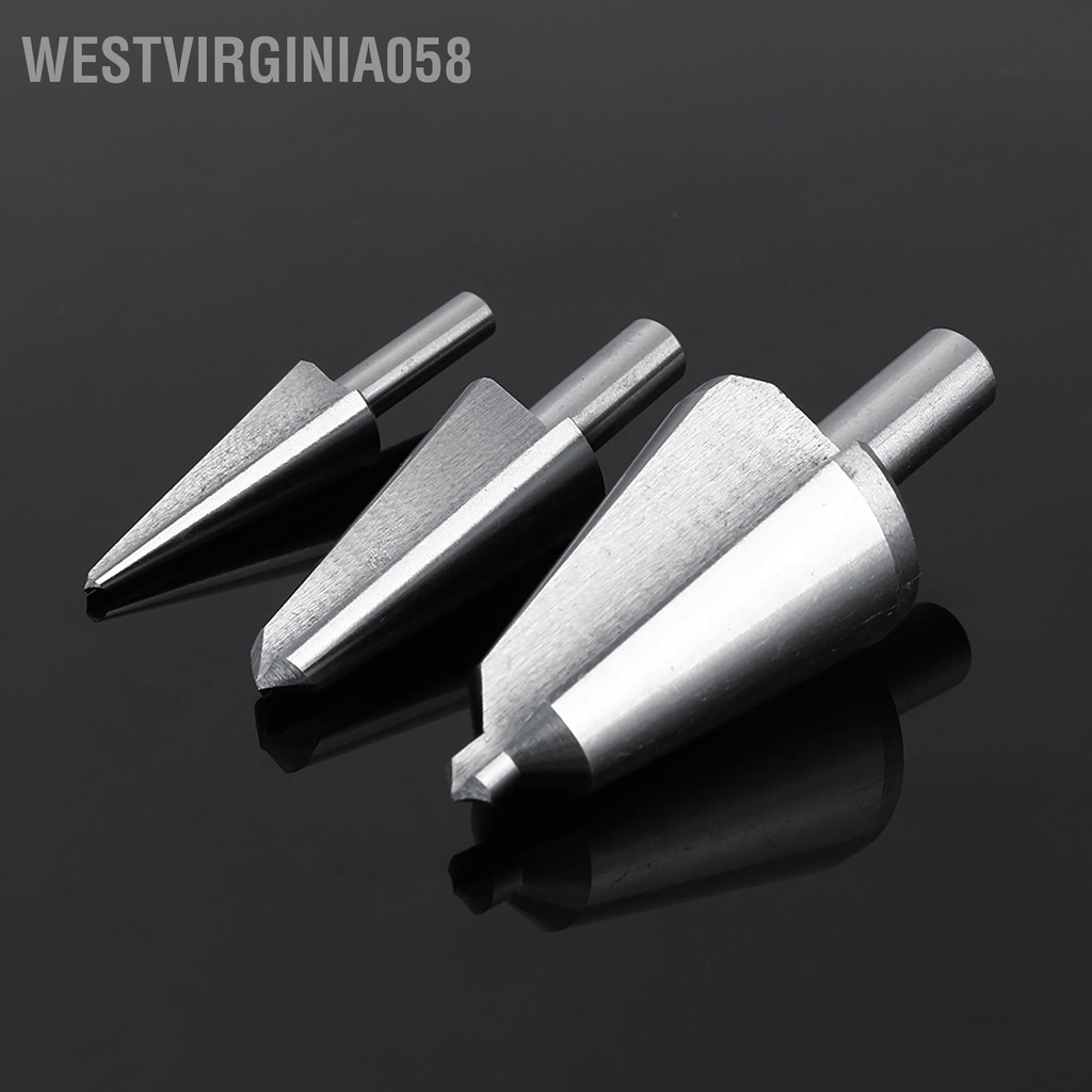 Westvirginia058 16‑30mm / 5‑20 Mm 3‑14mm HSS Taper Umbrella Drill Bit Step Set Cone Chamfer Cutter
