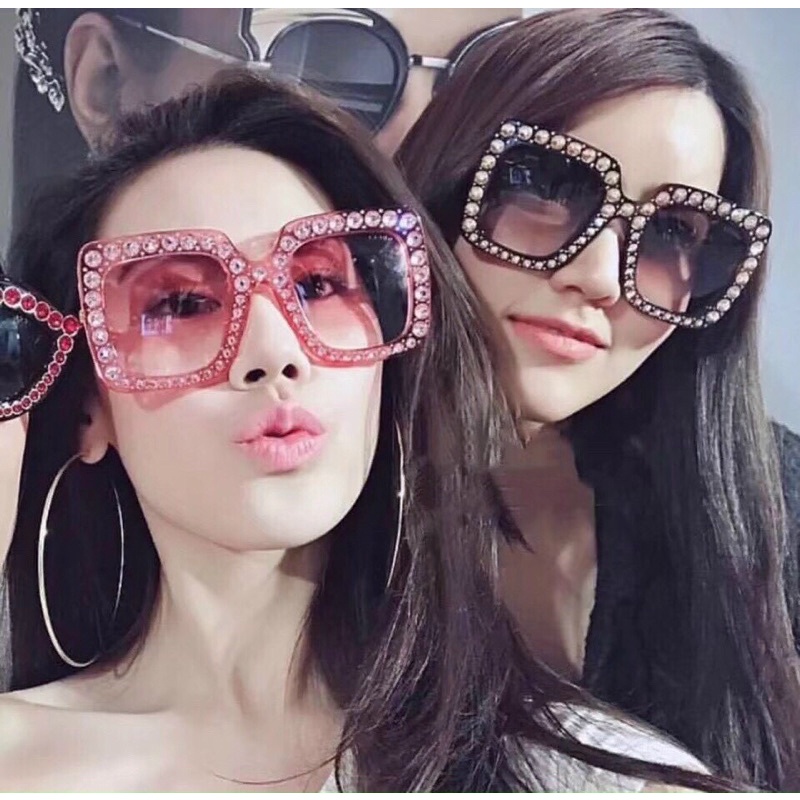 Kính mát nam nữ  chống UV400, thiết kế mắt vuông dễ đeo, màu sắc thời trang