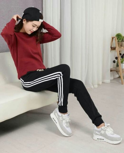 BIGSIZE QUẦN JOGGER THỂ THAO 3 LINE BO ỐNG NAM/NỮ | BigBuy360 - bigbuy360.vn