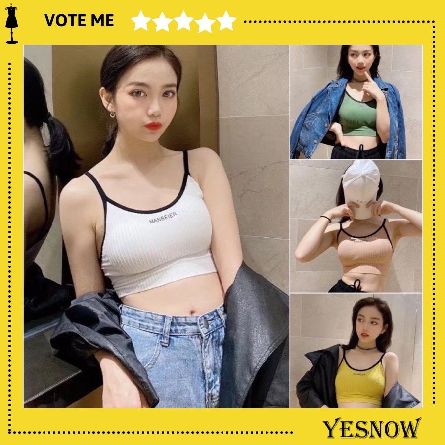 Áo Bra MANBEIER VIền Đen Nữ Gân Tăm Sexy-nâng ngực gợi cảm “mê hoặc” phái đẹp | BigBuy360 - bigbuy360.vn