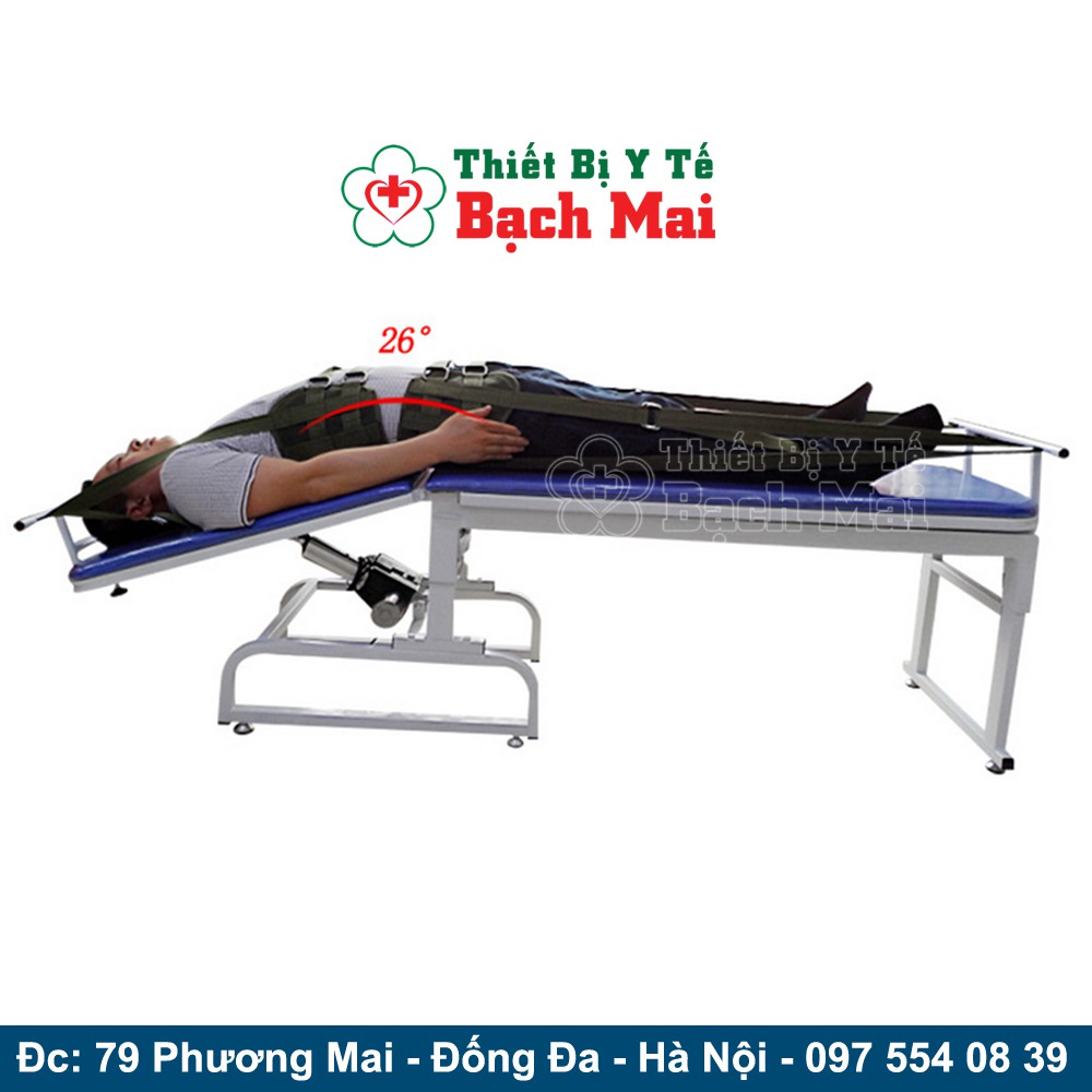 Giường Điện Kéo Dãn Cột Sống Lưng, Cổ 2 Động Cơ, 3 Chiều A999
