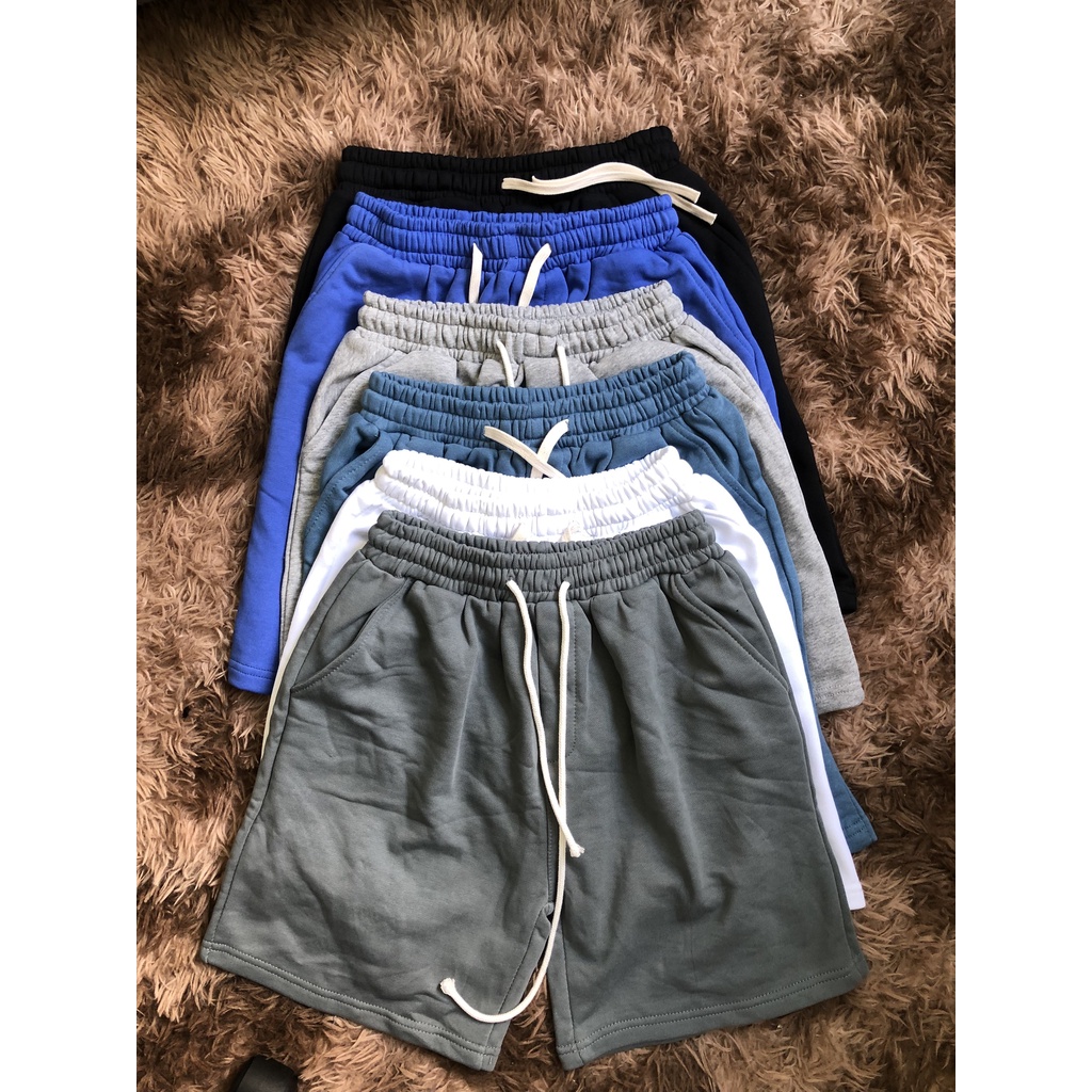 Quần Short Basic chất vải nỉ chân cua khô thoáng, thoải mái, nhiều màu dễ phối.
