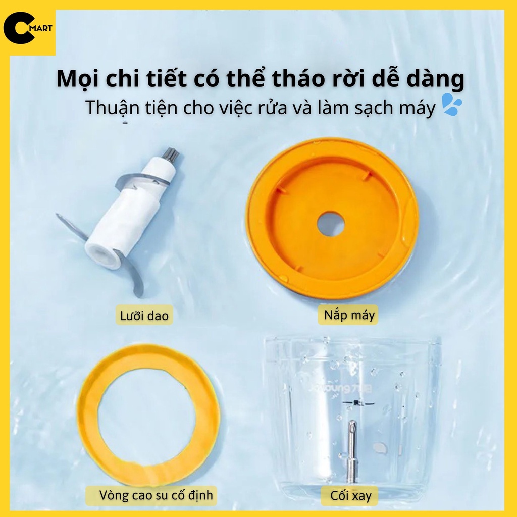 Máy Xay Sinh Tố Hoa Quả Ăn Dặm Mini Dung tích 0,6L JOYOUNG LINE FRIENDS S6-LA520XL [CMART_GIA DỤNG TIỆN ÍCH]