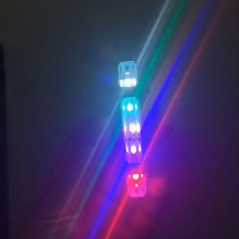 Dây Đèn Led Hai Màu Sạc USB Cảnh Báo An Toàn Cho Xe Đạp