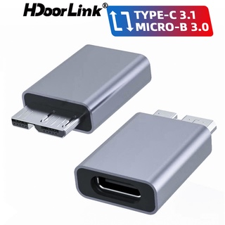 Đầu chuyển đổi HDOORLINK từ USB C sang Micro B USB3.0 Type C dành cho ổ cứng SSD HDD