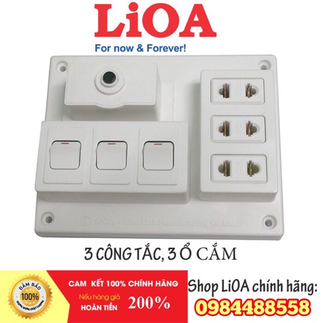 Bảng điện nổi Lioa có cầu chì