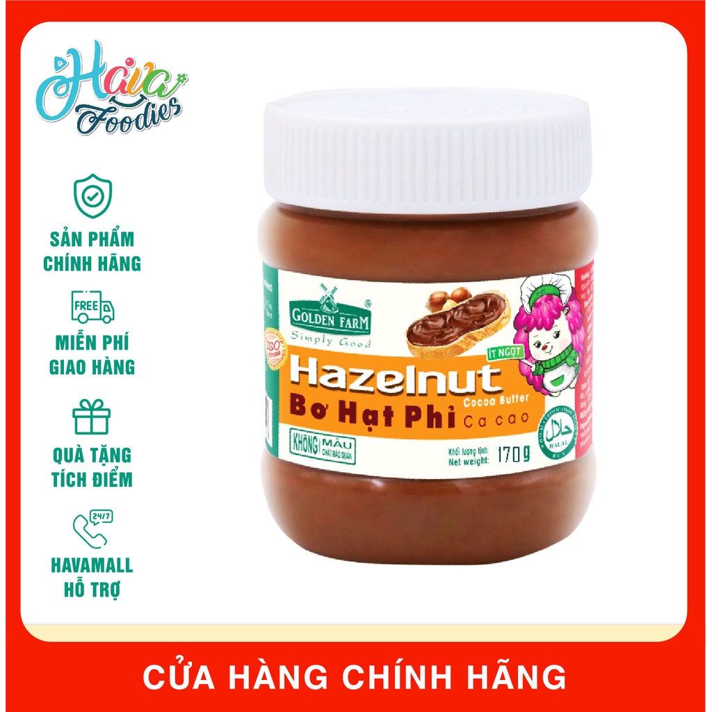 [DATE MỚI NHẤT] Bơ Hạt Phỉ Cacao Golden Farm
