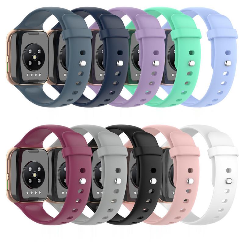 Dây Đeo Thay Thế Bằng Silicone Cho Đồng Hồ Thông Minh Oppo Watch 1 41MM 46mm/ 41MM 46mm