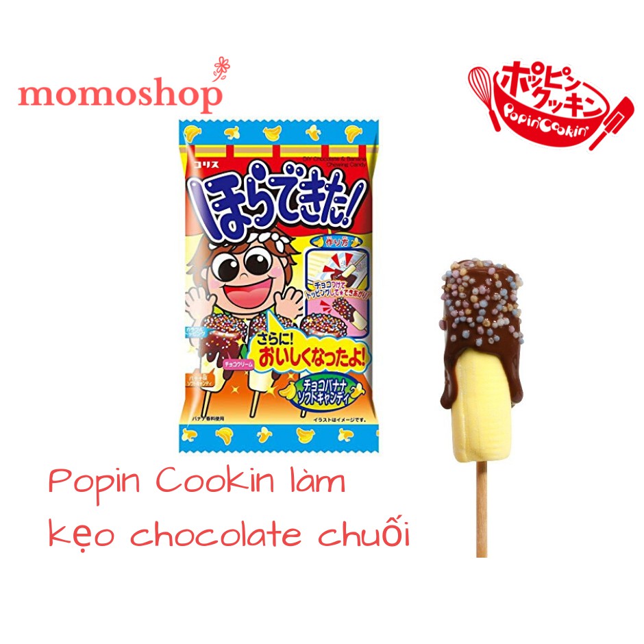 Popin Cookin Bộ làm kẹo Chocolate Chuối Nhật Bản