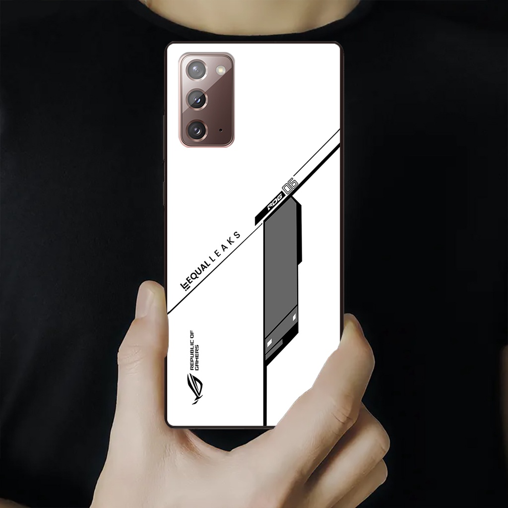 Ốp lưng điện thoại Samsung Galaxy Note 20 - Republic of Gamers, chất liệu kính cường lực