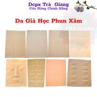 DA GIẢ TRƠN DA TRẮNG HỒNG XÁM, Da Giả Học Phun Xăm