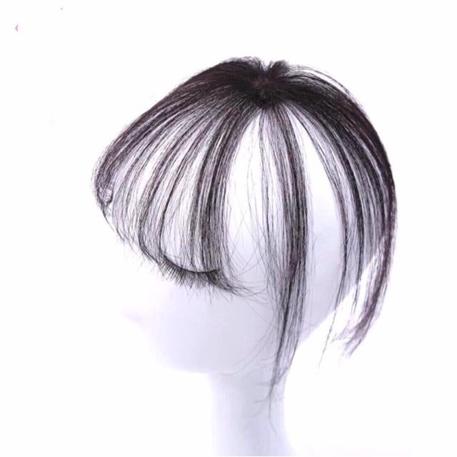 Tóc mái thưa cột .tóc thật có sẵn