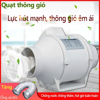 BE100. Quạt thông gió đường ống tròn áp lực xiên động lực mạnh hút mùi thông gió nhà bếp nhà vệ sinh keolac2019