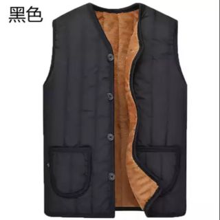 Áo khoác lót lông cho bố _ áo gile