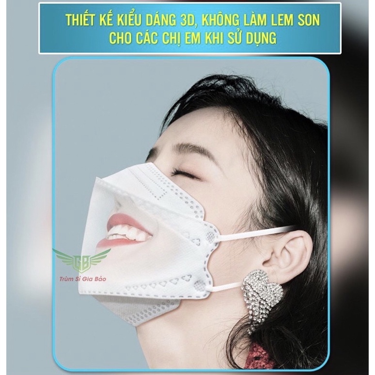Khẩu trang 4D Kháng Khuẩn AMI Mask Set 10 Cái Vào 1 Gói