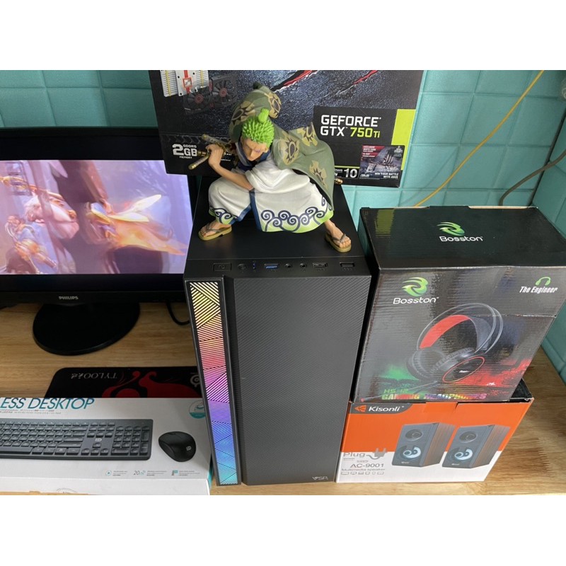 Thùng chiến game/g4560/gam 8g/vga gtx750ti 2g/ssd 120g | BigBuy360 - bigbuy360.vn