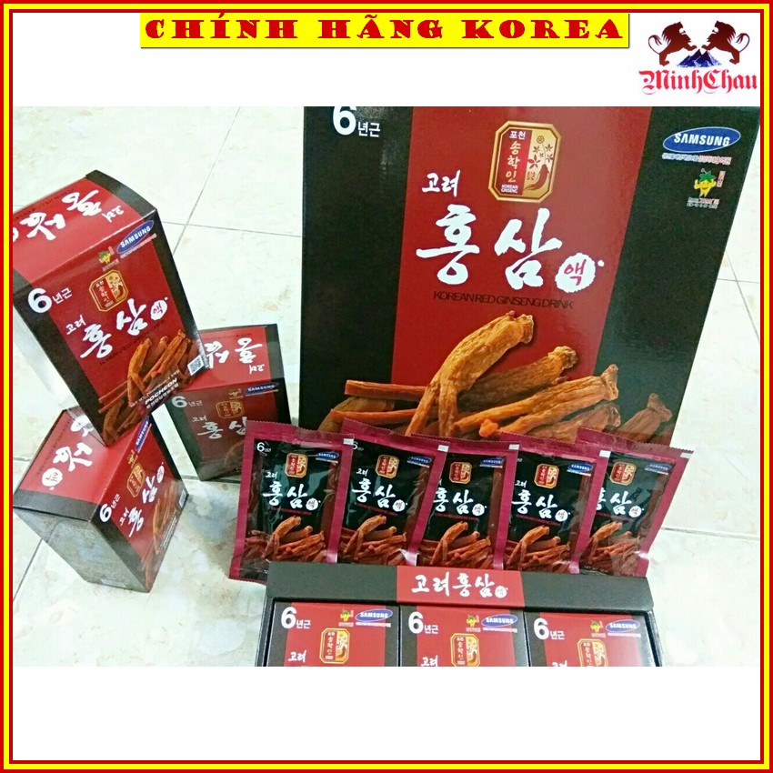 Nước Hồng Sâm Pocheon Cao Cấp Hàn Quốc, Hộp 30 gói