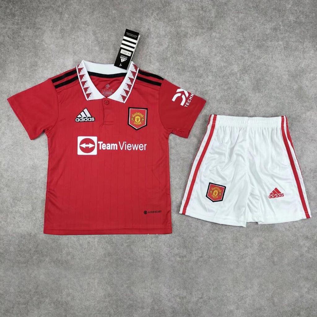 Áo Thun Số 22-23 Câu Lạc Bộ Manchester United Size s-2xl* Có Sẵn Cho Trẻ Em