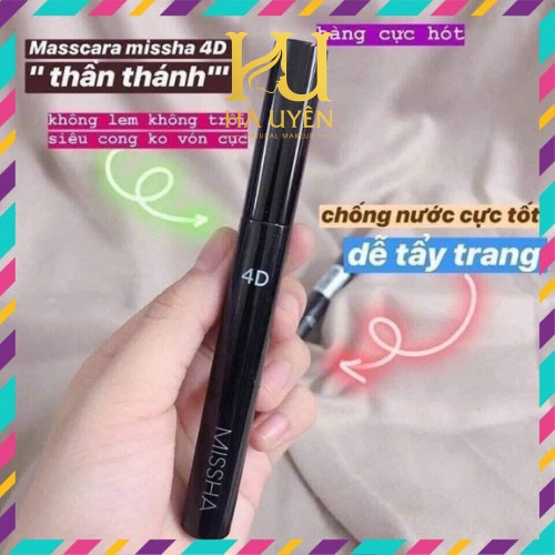 Chuốt Mi Missha , Dày Mi , Dài Mi , Cong Mi , Lâu Trôi The Style 4D Mascara [ Hàn Quốc Chính Hãng ]