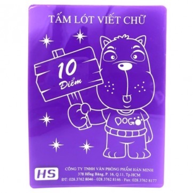 Tấm lót viết chử