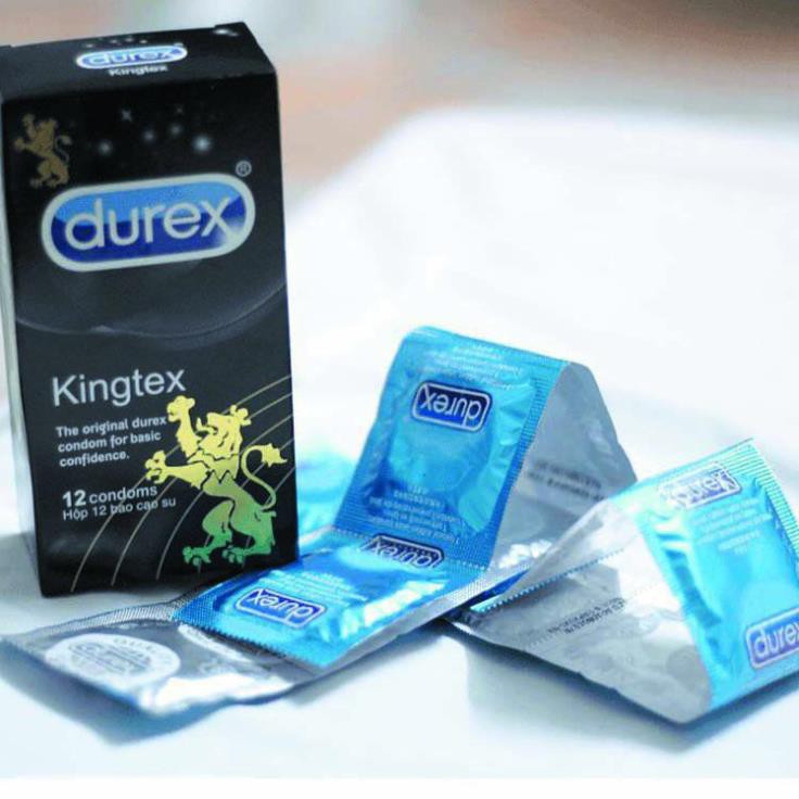 Bao cao su Durex Kingtex Thiết kế tính tế - Thấu hiểu đàn ông hộp 12 chiếc