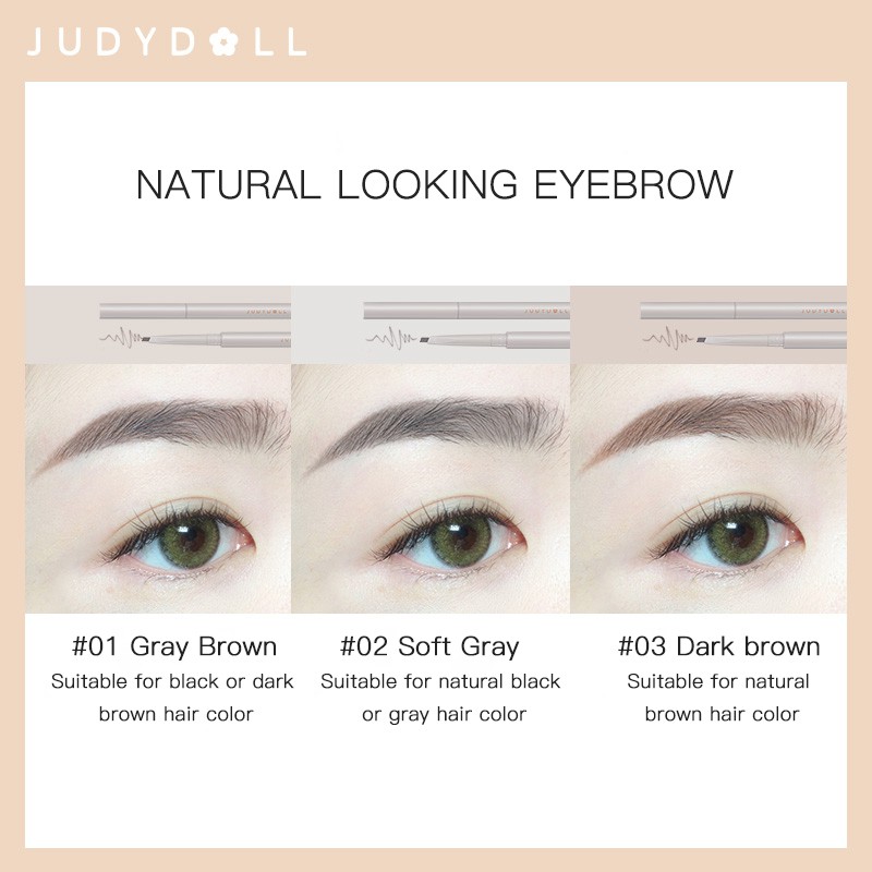 Chì Kẻ Mày JUDYDOLL Define Eyebrow Pencil Siêu Mảnh Phẩy Sợi Sắc Nét Lâu Trôi Chống Nước 80mg | BigBuy360 - bigbuy360.vn