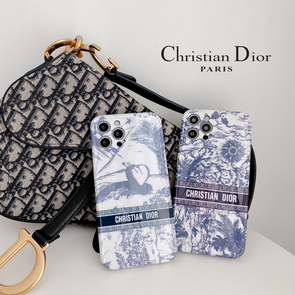 Ốp Điện Thoại Họa Tiết Dior Forest Khaled Cho Iphone 11 12 12 Mini Max Se2 Xr