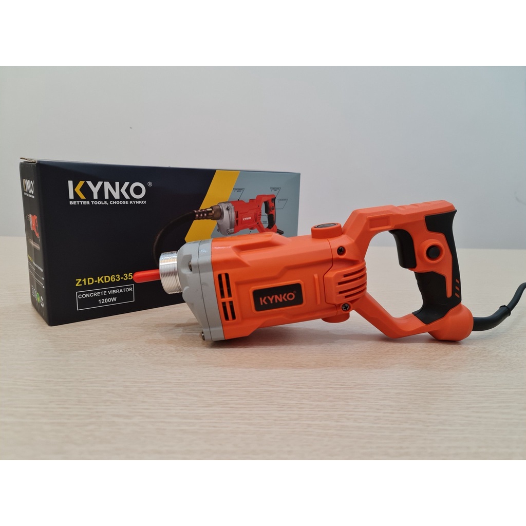 Máy đầm rùi bê tông cầm tay chính hãng Kynko Z1D- KD63 -35 siêu khỏe