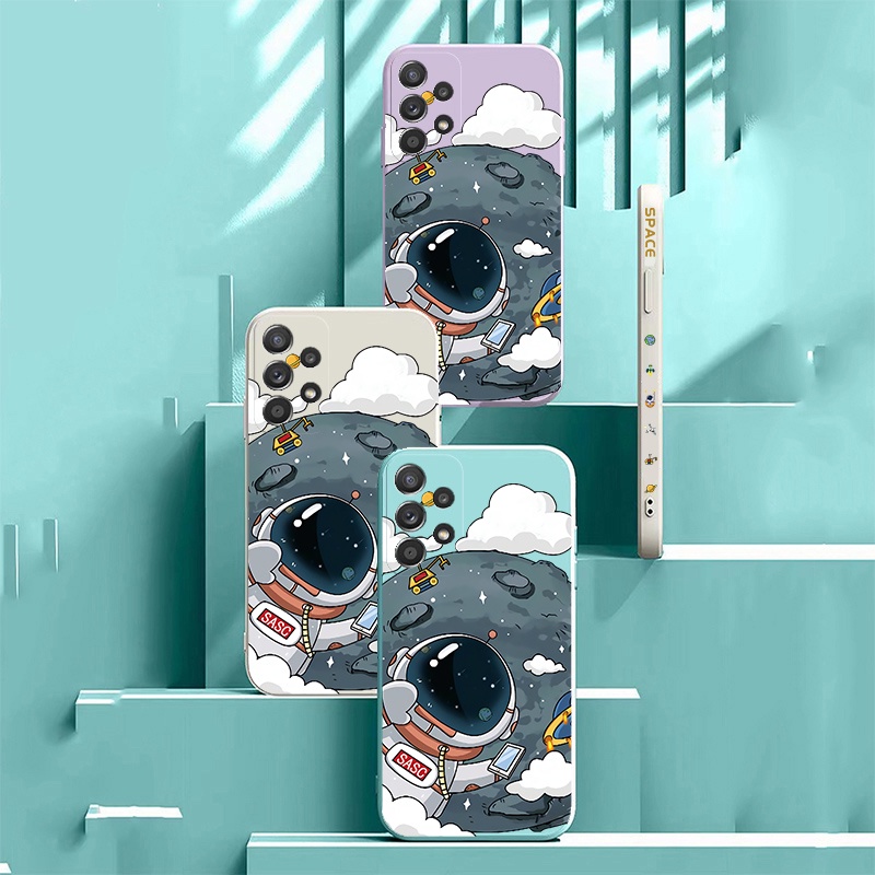 Ốp Điện Thoại Tpu Hình Nasa Cho Samsung Galaxy A53 A33 5G A13 4G Note 10 Lite Note 20 20 Ultra S10 Plus A81
