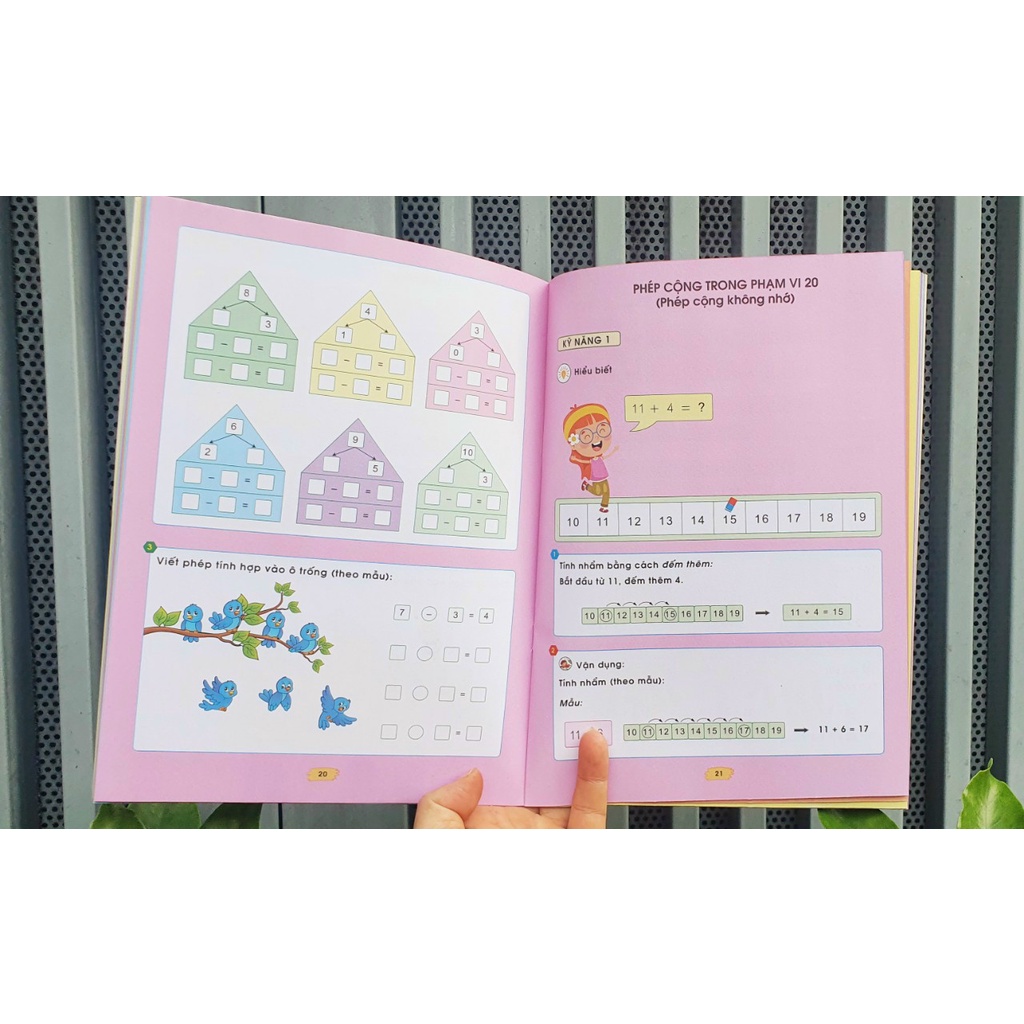 Sách - Rèn Kĩ Năng Tính Nhanh, Tính Nhẩm 1 - Bí quyết học giỏi toán cho trẻ 5 - 7 tuổi