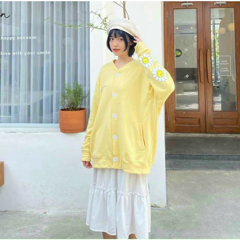 áo khoác cardigan SWEET phong cách Hàn Quốc dễ thương trẻ trung năng động