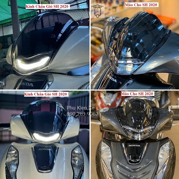 Kính Chắn Gió Sh 2020 Mẫu ZhiPat Hàng FullBox Cao Cấp
