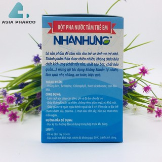 Bột pha nước tắm trẻ em Nhân Hưng