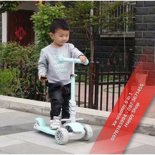 Xe trượt scooter 3in1  [ GIẢM GIÁ ]