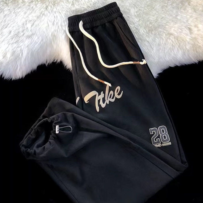 Quần Thể Thao Ống Rộng Phong Cách Đường Phố Mỹ Hàng Mới Dành Cho Nam Và Nữ